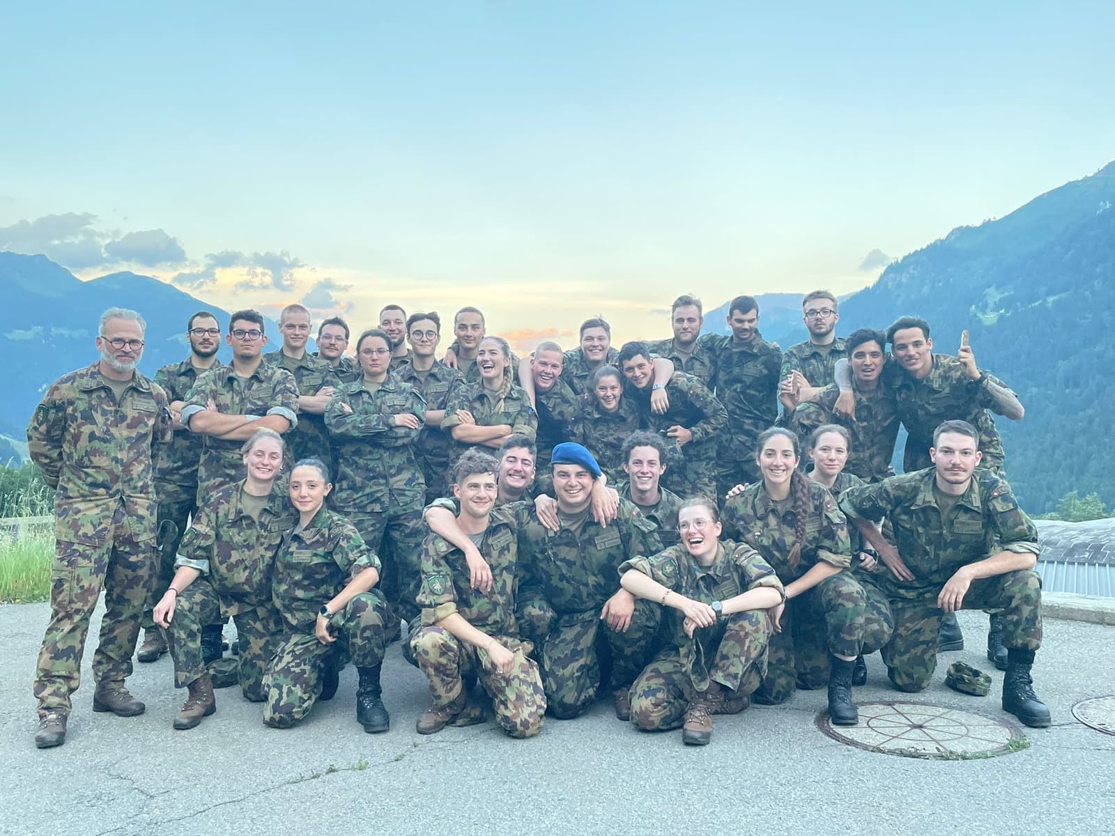 In Airolo während der Sanitäter-Ausbildung