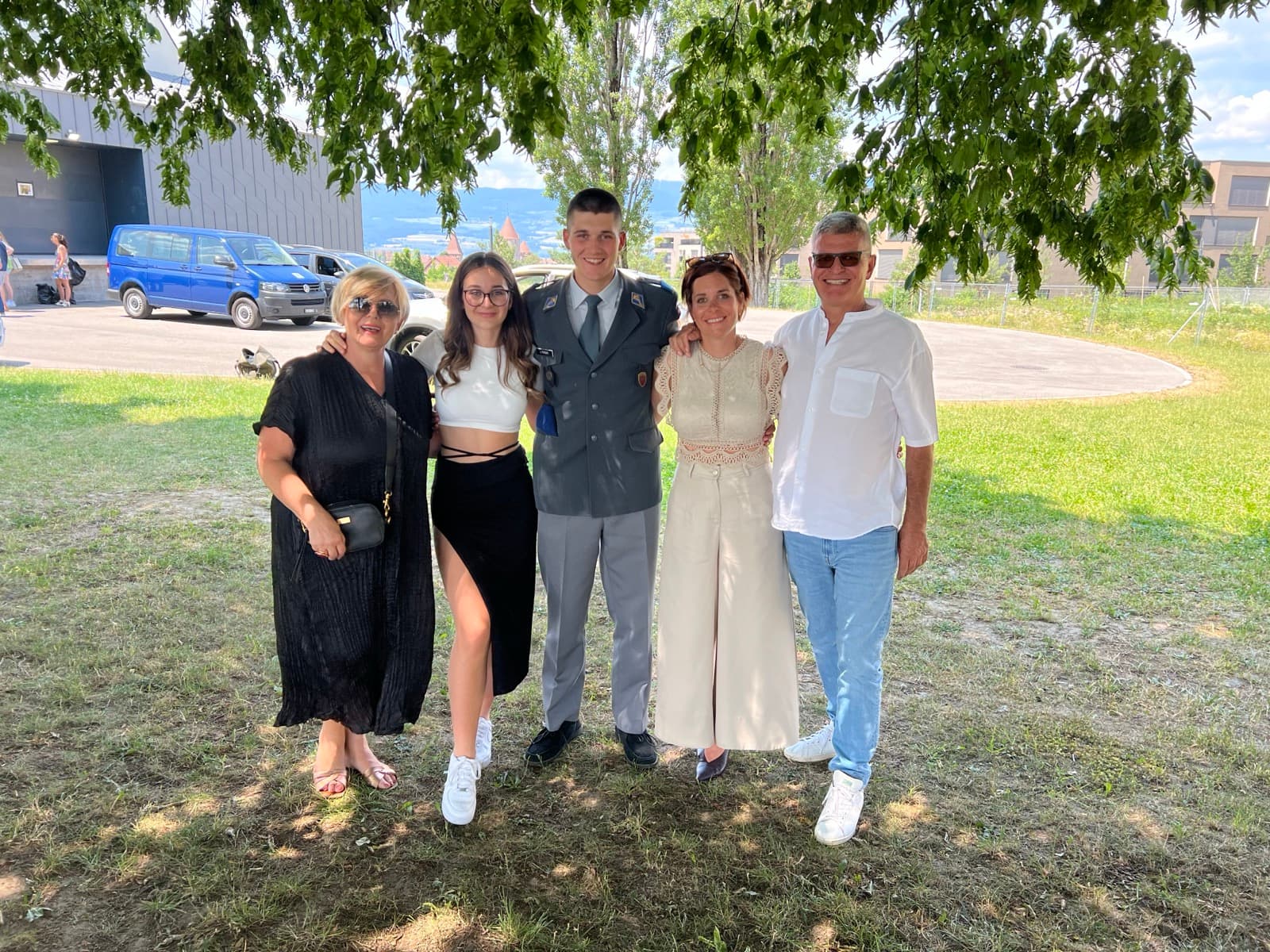 Mit der ganzen Familie am OS-Abschluss