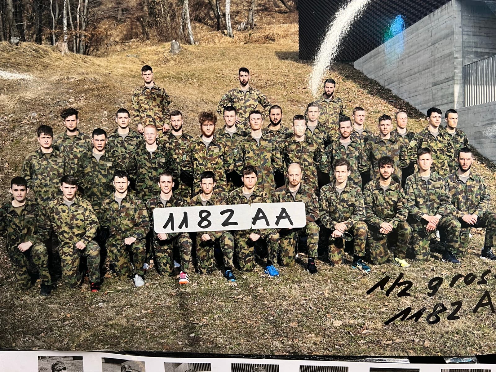 Beim Grenadier-Eignungstest in der Rekrutierung