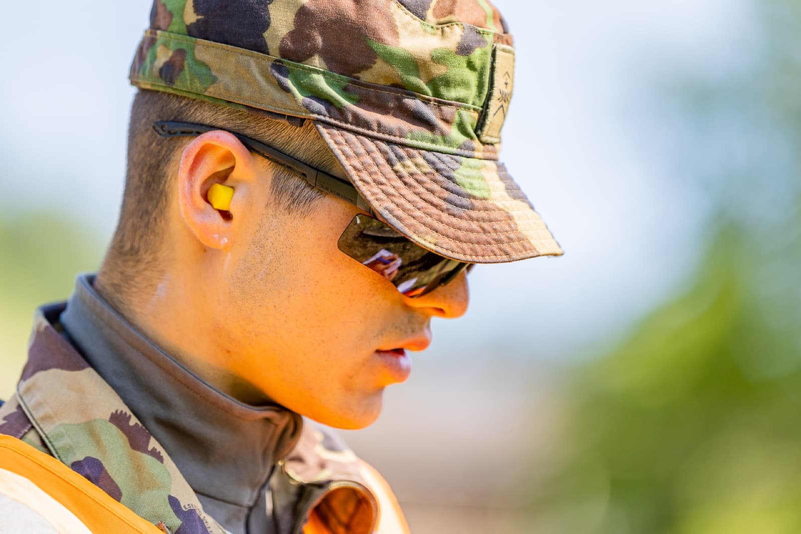 Übung im Gelände während der OS